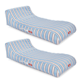 Fabric Sunbed Lounger