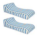 Fabric Sunbed Lounger