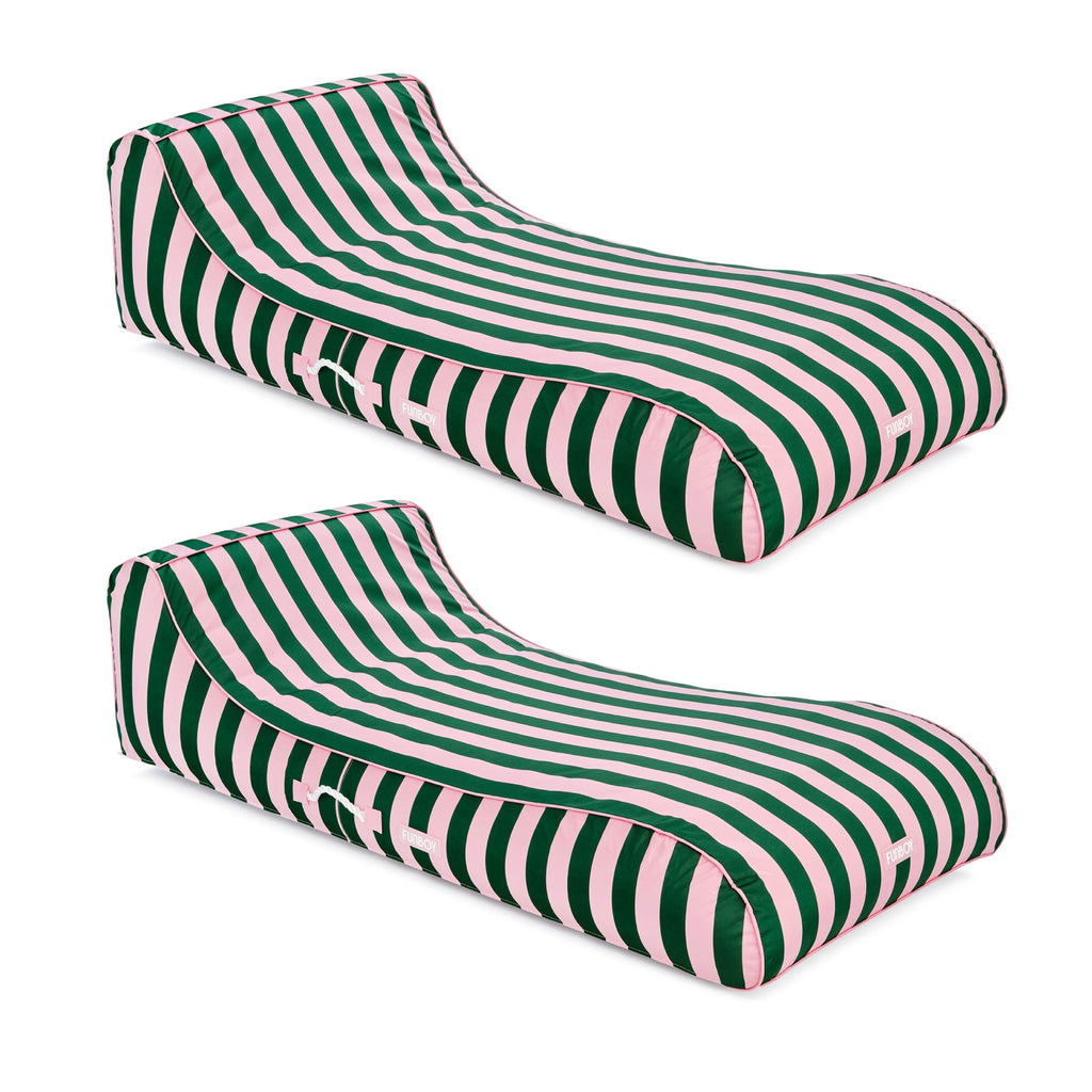 Fabric Sunbed Lounger