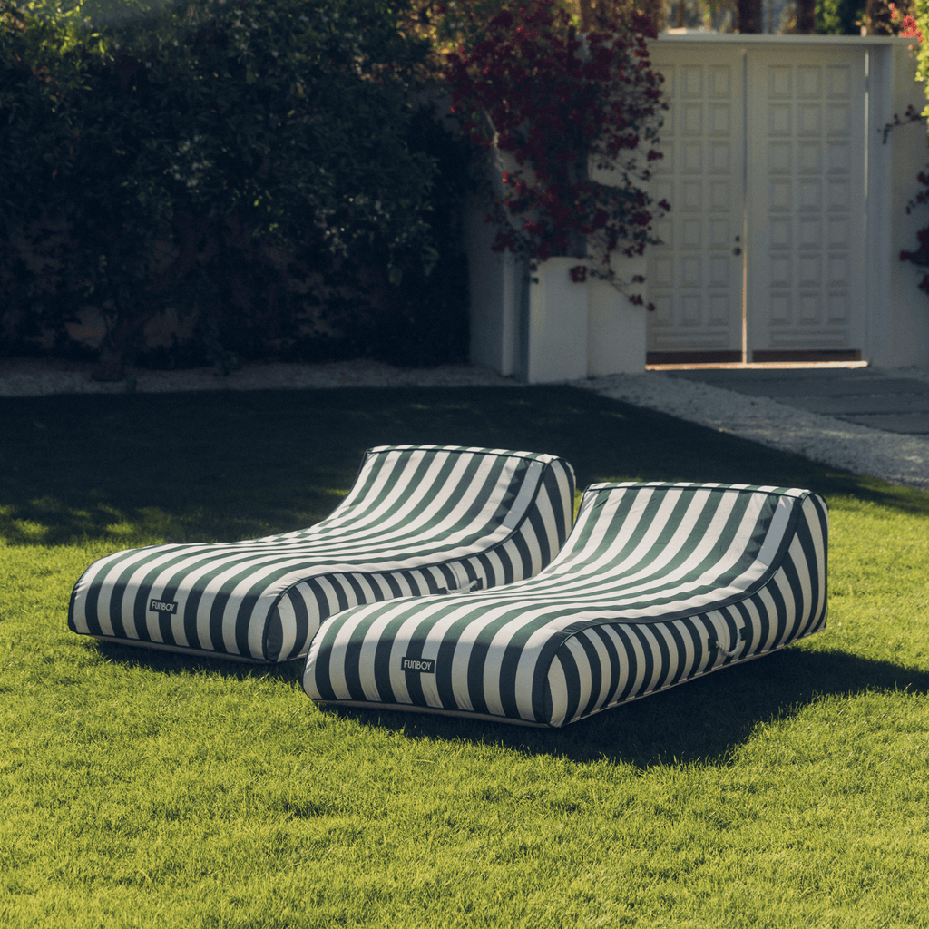 Fabric Sunbed Lounger