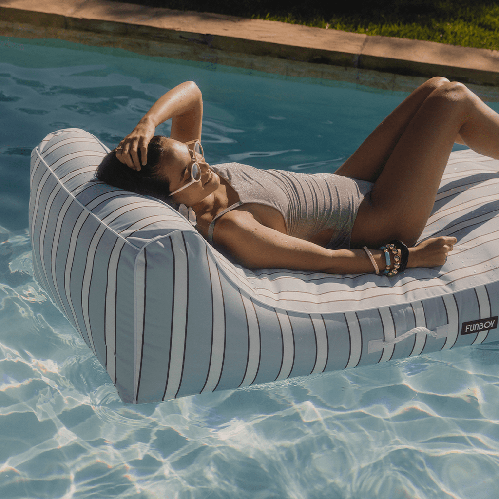 Fabric Sunbed Lounger