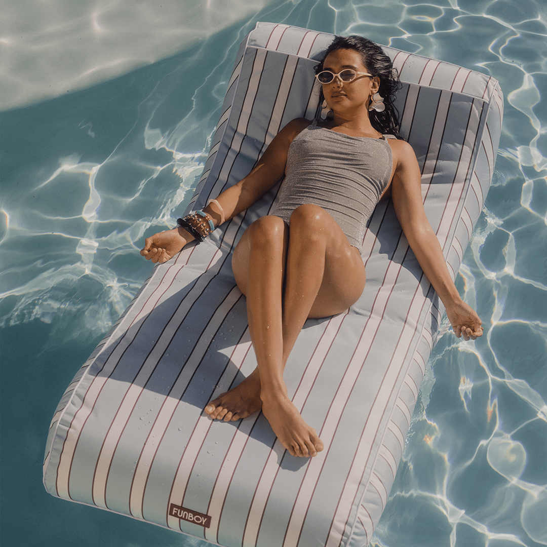 Fabric Sunbed Lounger